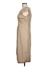 Max Studio Solid Tan Casual Dress Size L - photo 5