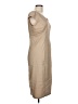 Max Studio Solid Tan Casual Dress Size L - photo 4