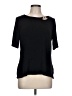 Dana Buchman Black Short Sleeve Top Size L (petite) - photo 1