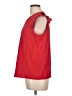 Shein 100% Polyester Red Sleeveless Blouse Size L - photo 5