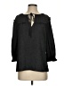 Current Air 100% Polyester Black 3/4 Sleeve Blouse Size S - photo 1
