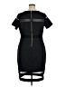 Boutique + Solid Black Cocktail Dress Size 1X - photo 2