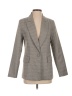 Unbranded 100% Polyester Plaid Gray Blazer Size S - photo 1