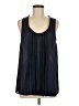 Ann Taylor LOFT 100% Polyester Black Sleeveless Blouse Size M - photo 1