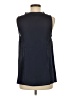 Ann Taylor LOFT 100% Polyester Black Sleeveless Blouse Size M - photo 2
