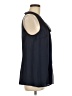 Ann Taylor LOFT 100% Polyester Black Sleeveless Blouse Size M - photo 4