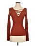 Shyanne Orange Pullover Sweater Size S - photo 1
