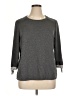 AB Studio Gray 3/4 Sleeve Top Size XL - photo 1
