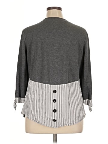 AB Studio 3/4 Sleeve Top (view 2)
