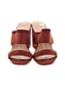 Sole Diva Burgundy Brown Sandals Size 6 - photo 2