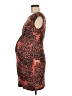 Connected Apparel Paisley Brown Cocktail Dress Size 6 - photo 5