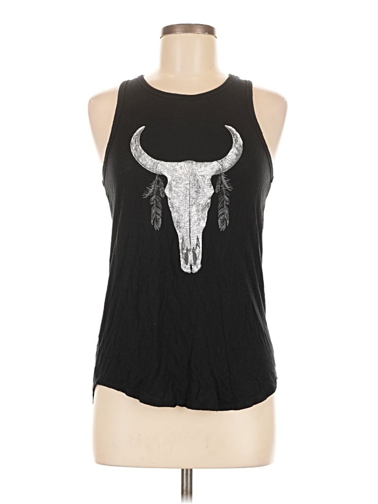 Pre-owned Grayson Threads Sleeveless T-shirt In Black