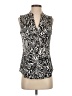 Cache 100% Polyester Black Sleeveless Blouse Size S - photo 1