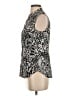 Cache 100% Polyester Black Sleeveless Blouse Size S - photo 5
