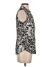 Cache 100% Polyester Black Sleeveless Blouse Size S - photo 4