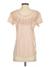 Ann Taylor Tan Short Sleeve Top Size S - photo 2