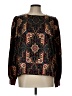 Ann Taylor LOFT 100% Polyester Black Long Sleeve Blouse Size L - photo 1