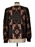Ann Taylor LOFT 100% Polyester Black Long Sleeve Blouse Size L - photo 2