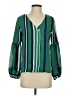 JOA Green Long Sleeve Blouse Size XS - photo 1