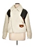 FRAME 100% Polyester Ivory Faux Fur Jacket Size L - photo 1