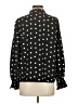 Cupcakes & Cashmere 100% Polyester Polka Dots Black Long Sleeve Blouse Size S - photo 2