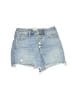 Universal Thread Blue Denim Shorts Size 4 - photo 1