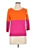 JCPenney Color Block Orange Pullover Sweater Size L (petite) - photo 1