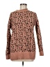 Papaya Animal Print Brown Pullover Sweater Size M - photo 1