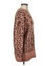 Papaya Animal Print Brown Pullover Sweater Size M - photo 4