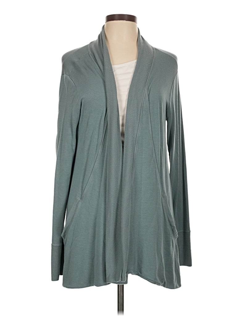 Pre-owned Athleta Cardigan Sweater In Blue