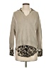 Brochu Walker Animal Print Tan Wool Pullover Sweater Size XS - photo 1