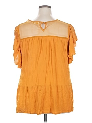 Rebellion Short Sleeve Blouse (view 2)