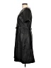 Ann Taylor 100% Polyester Black Casual Dress Size 10 - photo 5