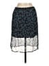 J.Crew 100% Cupro Animal Print Teal Casual Skirt Size XS - photo 2