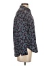 J.Crew 100% Viscose Animal Print Blue Long Sleeve Blouse Size XS - photo 4