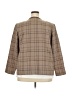 Blair 100% Polyester Plaid Brown Jacket Size 18 - photo 2