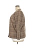 Blair 100% Polyester Plaid Brown Jacket Size 18 - photo 5