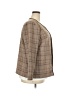 Blair 100% Polyester Plaid Brown Jacket Size 18 - photo 4