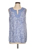 Unbranded Blue Sleeveless Blouse Size L (estimated) - photo 1