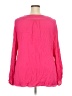 Cato 100% Rayon Pink Long Sleeve Blouse Size 26/28w - photo 2