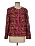 Chico's Tweed Pink Burgundy Jacket Size Med (1) - photo 1