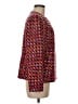 Chico's Tweed Pink Burgundy Jacket Size Med (1) - photo 4