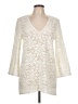 MILLY Cabana 100% Cotton Ivory Kimono Size L - photo 1