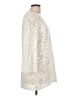 MILLY Cabana 100% Cotton Ivory Kimono Size L - photo 4
