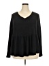Terra & Sky Black Pullover Sweater Size 2X - photo 1