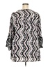 Cato 100% Rayon Silver 3/4 Sleeve Blouse Size 26 - 28 Plus - photo 2