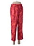 Assorted Brands 100% Polyester Hearts Red Casual Pants Size M (estimated) - photo 1