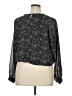 Dex 100% Polyester Black Gray 3/4 Sleeve Blouse Size XL - photo 2