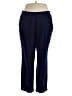 Kim Rogers Solid Blue Casual Pants Size XL - photo 1