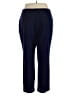 Kim Rogers Solid Blue Casual Pants Size XL - photo 2